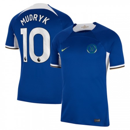 Chelsea Mudryk 10 Hjemmedrakt 2023-24 Kortermet Chelsea Mudryk 10 Hjemmedrakt 2023-24 Kortermet